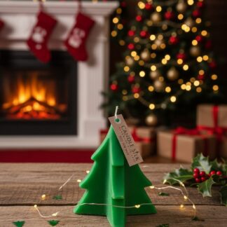 Christmas tree green, handmade