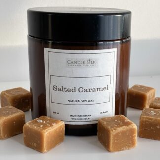 Lumanare parfumata cu aroma Salted Caramel,handcrafted 120 ml